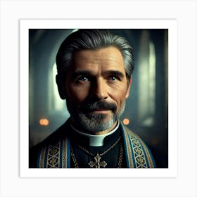 Father Mikhail 1 Art Print