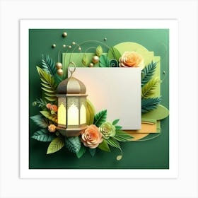 Ramadan Greeting Card 28 Art Print