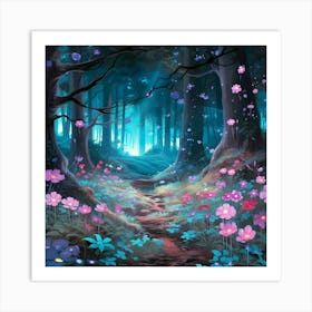 Fairy Forest 1 Art Print