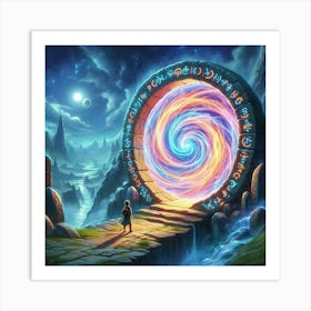 Portal To The Universe paintings art print Art Print