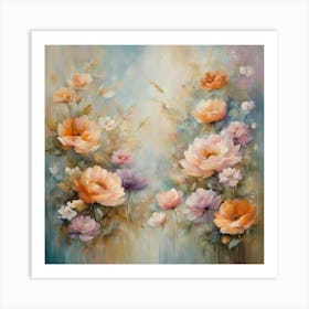 Blooming Flowers Art Print