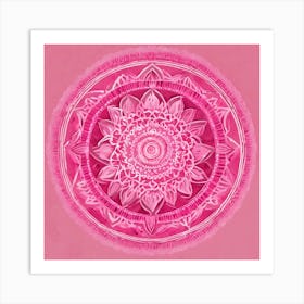 Pink Mandala 2 Art Print