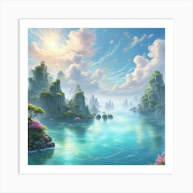 Asian Landscape 3 Art Print