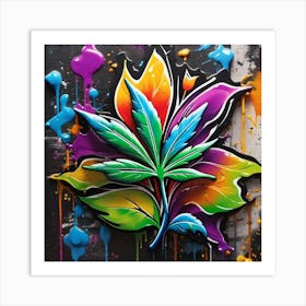 Marijuana Leaf 1 Art Print