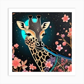 Giraffe Art Print