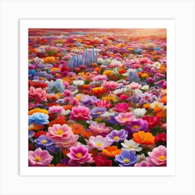 Field Of Flowers 2 Art Print