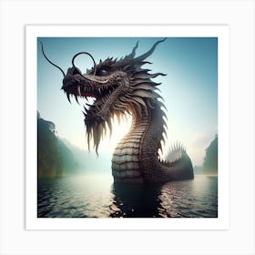 Pong the dragon Art Print