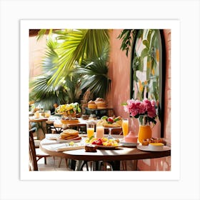 Sunlit Morning Brunch Poster