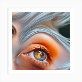 Eye Of A Woman Art Print