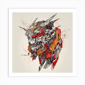 Transformers Head 1 Art Print