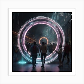 Futuristic City Art Print