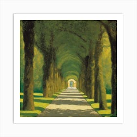 Allee At Schloss Kammer, Gustav Klimt 12 Art Print