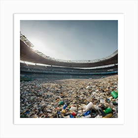 Sydney Stadium Garbage Art Print