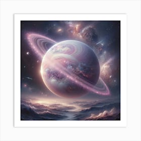 Pastel Paradise: Symphony of Serenity. Art Print