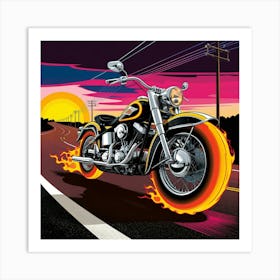 Harley-Davidson 1 Art Print