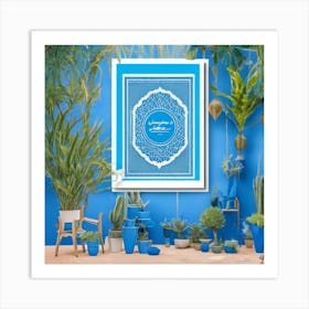 Islamic Art Jardin Majorelle Morocco Art Print