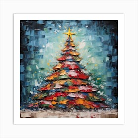 Festive Art Fusion Art Print