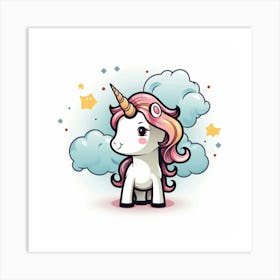 Unicorn 10 Art Print