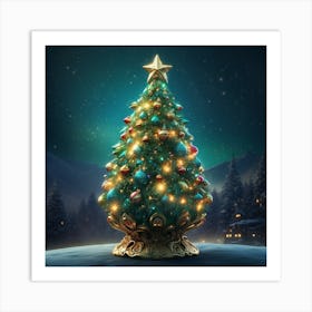 Christmas Tree 9 Art Print