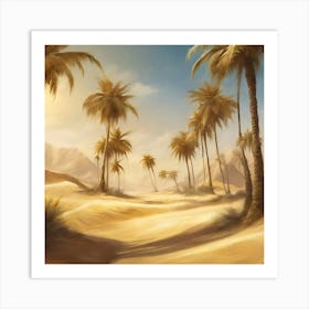 Desert Landscape Art Print