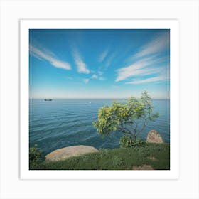 Rocky Shore Art Print