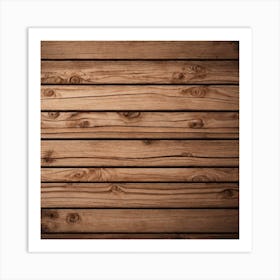 Wooden Planks Background 5 Art Print