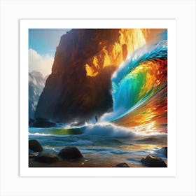 Ocean Wave 1 Art Print