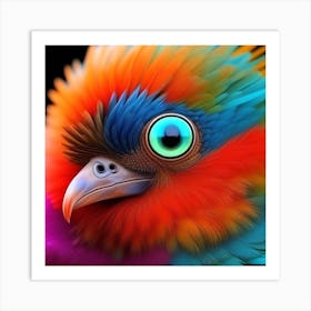 Colorful Bird 20 Art Print