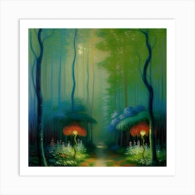 Forest Magic Path Art Print