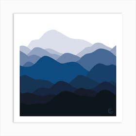 Intimate 2020 Classic Blue (Layers) Art Print