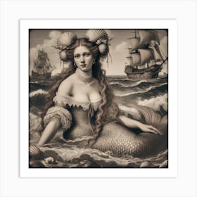 Mermaid 1 Art Print