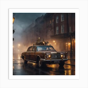 Steampunk Car Art Print