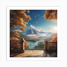 Mountain Lookout Art Print