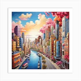 Cityscape 4 Art Print