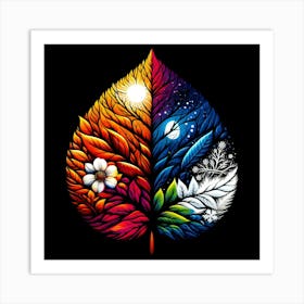 Leaf Of Life Art Print