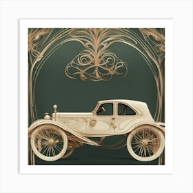 Vintage Car 1 Art Print