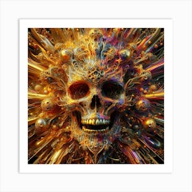 Skull Art Print