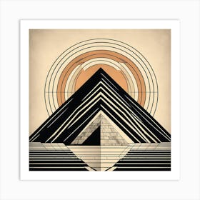 Pyramids Of Giza 4 Art Print