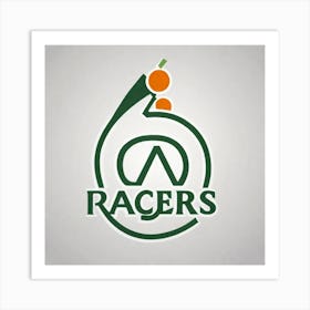 Racers Logo Art Print