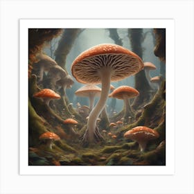 Valley of the spores Art Print