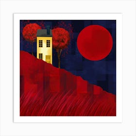 The House on Strawberry Hill Art Print