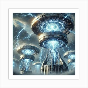 Tempest Generators Lightning Conduits Art Print