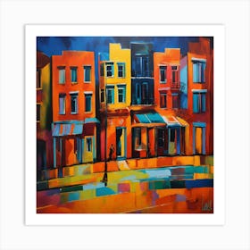 London Street Scene Art Print