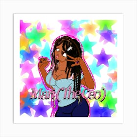 Mari (the Ceo of Mari's corner) Art Print