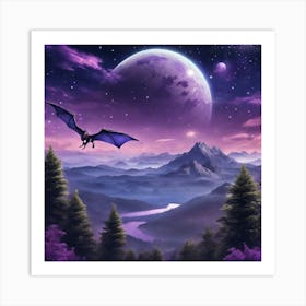 Dragon In The Sky 5 Art Print