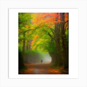 Walk In The Woods 2 Art Print