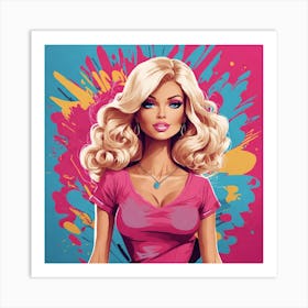 Barbie 3 Art Print