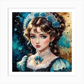 Victorian Girl 1 Art Print