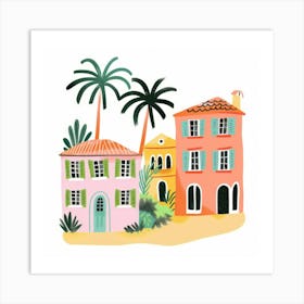 House In The Sun Art Print