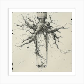 Tree In A Bottle Art Print